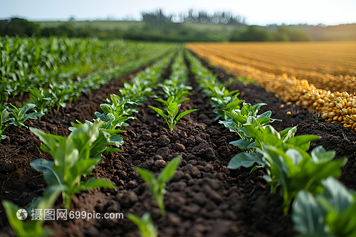 农田中的农作物种植与管理